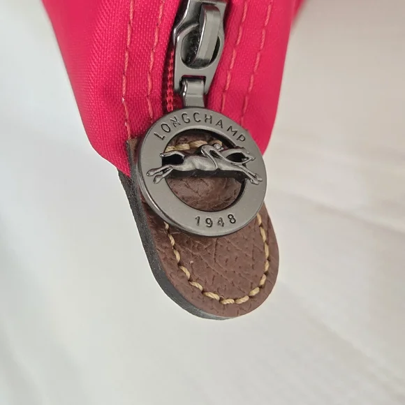 EUC Longchamp Foldable Red Tote Bag
